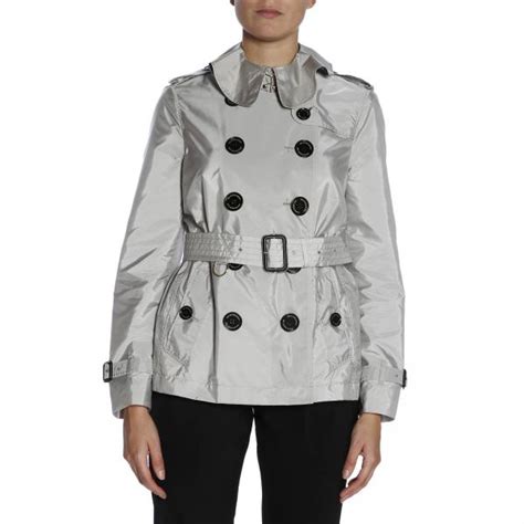 cappotto burberry grigio donna|Cappotti Burberry in Mouton Grigio taglia 6 UK .